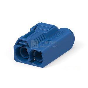 Cable-to-Cable, 180° Cable Exit, 2 Position, K Code, Housing for Female Terminals, 8 mm Centerline, Crimp, FAKRA, Data Connectivity Housings