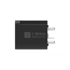 Cable-to-Board / Wire-to-Board, Shielded, Vertical, 1 Position, Board Mount, A Code, Signal, Data Connectivity Headers