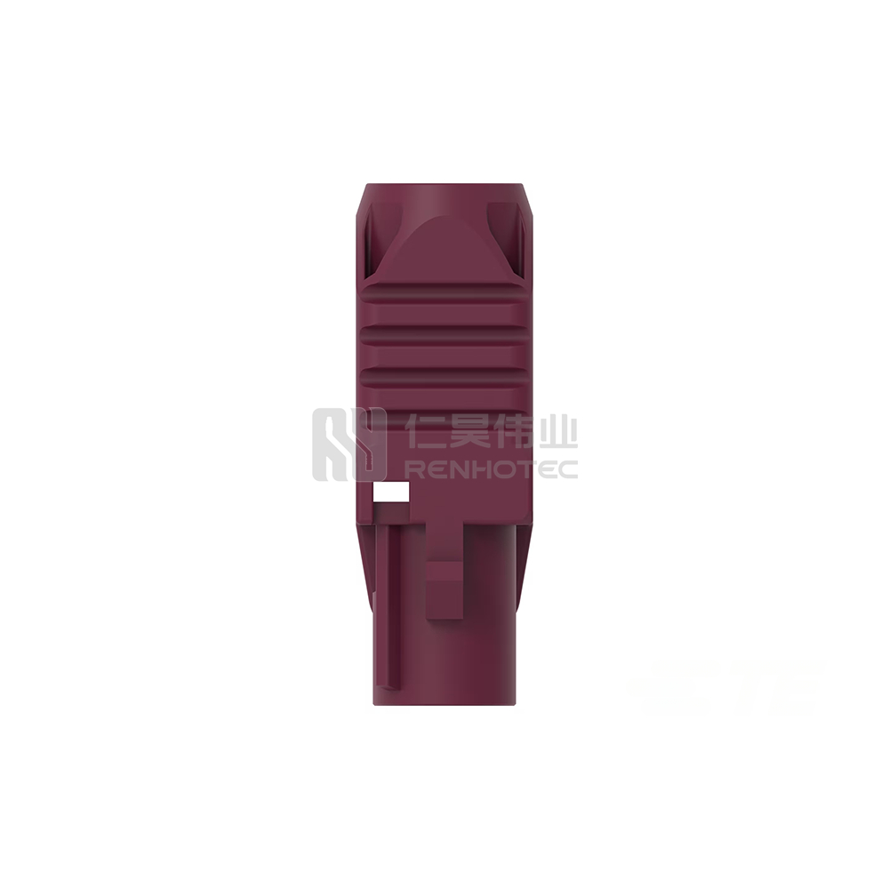 FAKRA Connector, Plug, 50 ohm, Locking, 6 GHz, Cable-to-Board, 1 Position, Printed Circuit Board, Solder, FAKRA