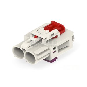 Cable-to-Cable, 180° Cable Exit, 2 Position, B Code, Housing for Female Terminals, 8 mm Centerline, Crimp, Data Connectivity Housings