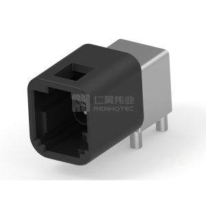 Cable-to-Board, Shielded, Horizontal, 1 Position, Board Mount, A Code, Data Connectivity Headers