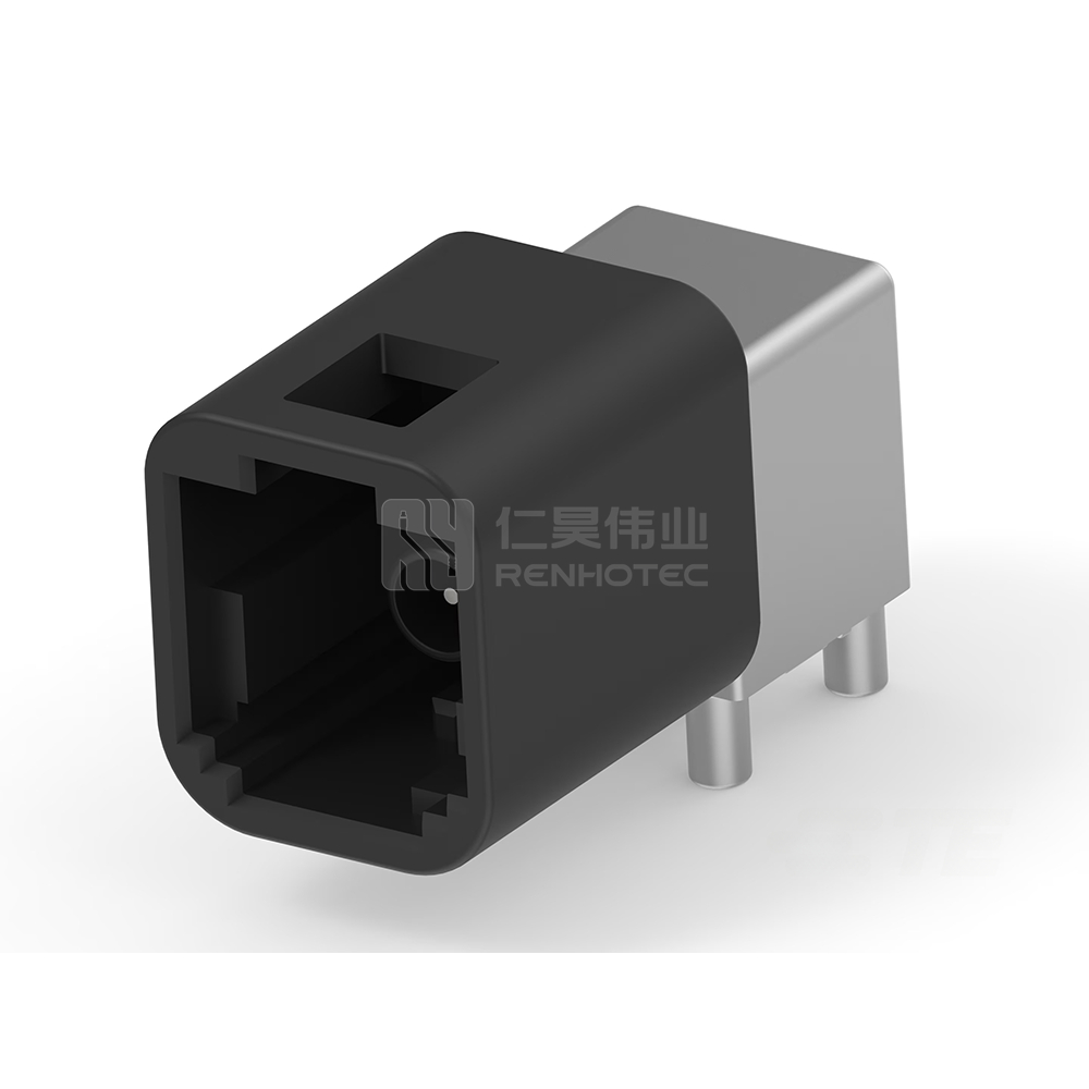 Cable-to-Board, Shielded, Horizontal, 1 Position, Board Mount, A Code, Data Connectivity Headers