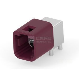 Cable-to-Board, Shielded, Horizontal, 1 Position, Board Mount, D Code, Data Connectivity Headers