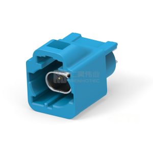 Wire-to-Board, Shielded, Vertical, 2 Position, Board Mount, C Code, 2 mm Centerline, Data Connectivity Headers