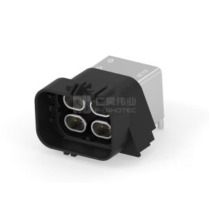 Wire-to-Board, Sealable, Horizontal, 4 Position, Board Mount, A Code, 2 mm Centerline, Data Connectivity Headers