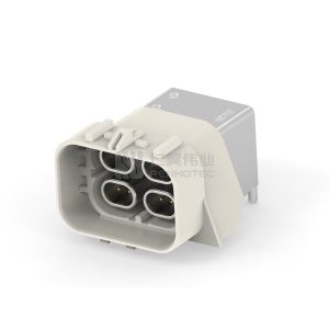 Wire-to-Board, Sealable, Horizontal, 4 Position, Board Mount, B Code, 2 mm Centerline, Data Connectivity Headers