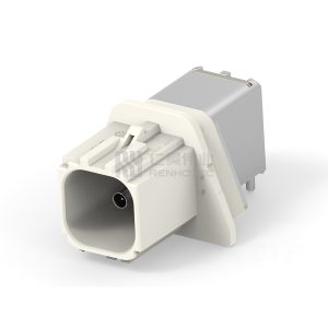 Cable-to-Board, Sealable, Shielded, Right Angle, 4 Position, Board Mount, B Code, 5 mm Centerline, Signal, Data Connectivity Headers