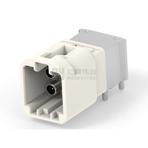 Wire-to-Board, Shielded, Horizontal, 4 Position, Board Mount, B Code, 4 mm Centerline, Signal, Data Connectivity Headers