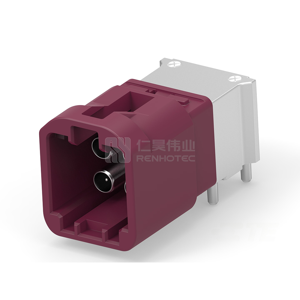 Wire-to-Board, Shielded, Horizontal, 4 Position, Board Mount, D Code, 4 mm Centerline, Signal, Data Connectivity Headers
