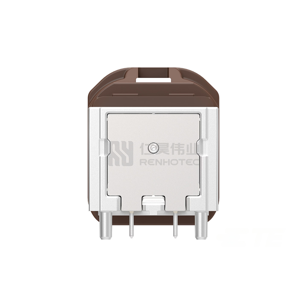 Wire-to-Board, Shielded, Horizontal, 4 Position, Board Mount, F Code, 4 mm Centerline, Signal, Data Connectivity Headers - Image 4