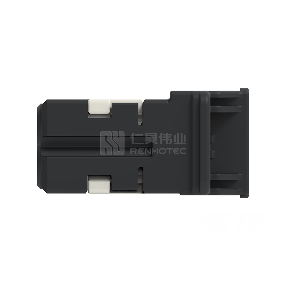 Cable-to-Board / Wire-to-Board, 180° Cable Exit, 4 Position, Housing for Female Terminals, 4 mm Centerline, Crimp, Data Connectivity Housings - Image 2