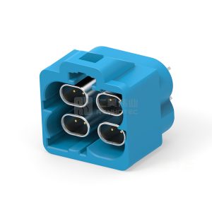 Cable-to-Board, Shielded, Vertical, 8 Position, Board Mount, C Code, 2 mm Centerline, Data Connectivity Headers