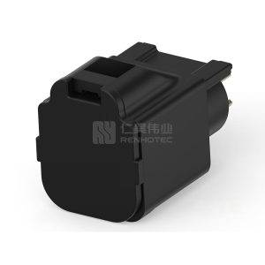 Wire-to-Board, Shielded, Vertical, 2 Position, Board Mount, A Code, 2 mm Centerline, Signal, Data Connectivity Headers