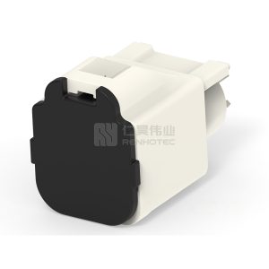 Wire-to-Board, Shielded, Vertical, 2 Position, Board Mount, B Code, 2 mm Centerline, Signal, Data Connectivity Headers