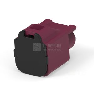 Wire-to-Board, Shielded, Vertical, 2 Position, Board Mount, D Code, 2 mm Centerline, Signal, Data Connectivity Headers