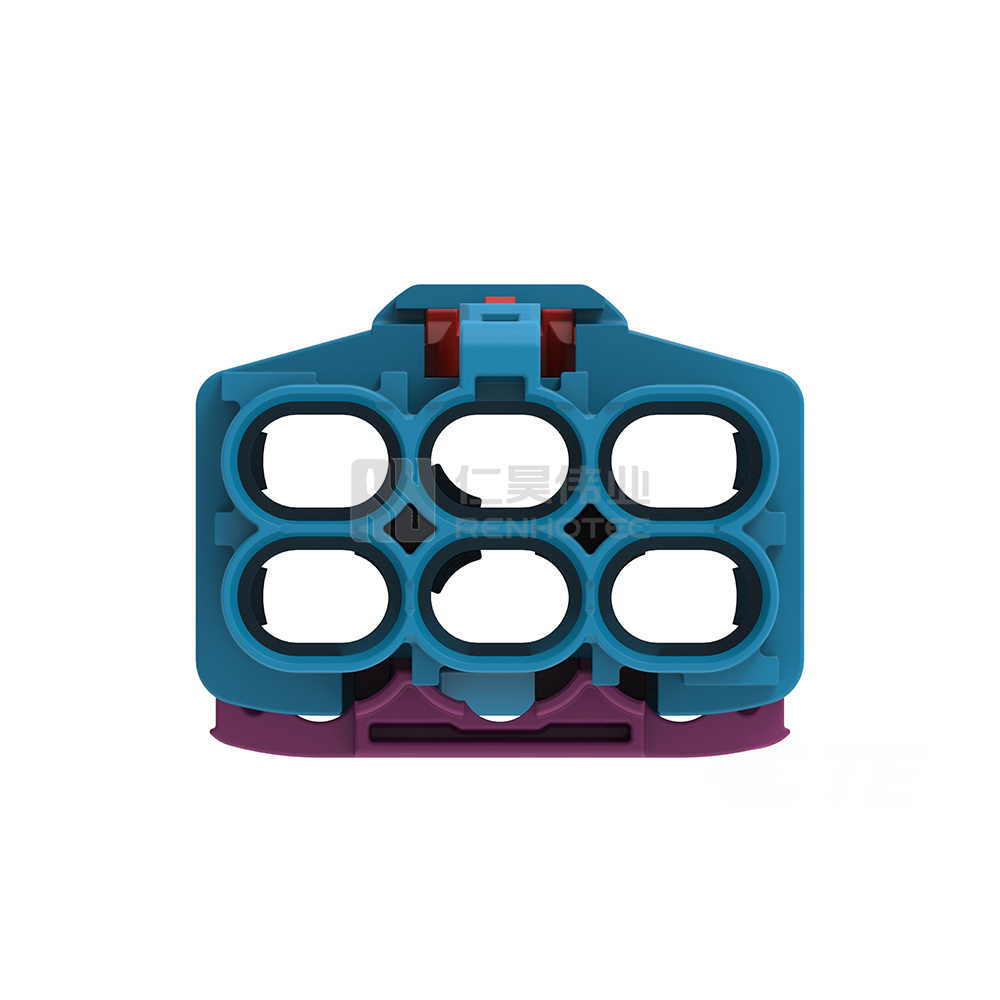 Cable-to-Board / Cable-to-Cable, 180° Cable Exit, 6 Position, C Code, Plug, 8 mm Centerline, Crimp, Data Connectivity Housings - Image 4