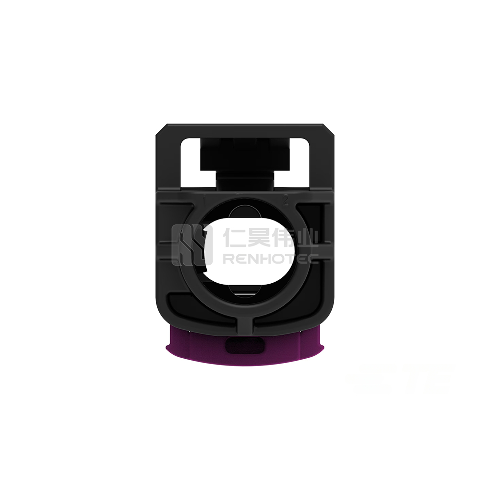 180° Cable Exit, 1 Position, A Code, Plug, Crimp, Cable Mount (Free-Hanging), Data Connectivity Housings - Image 3