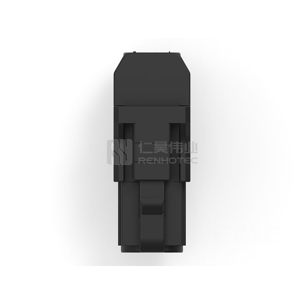 180° Cable Exit, 1 Position, A Code, Plug, Crimp, Cable Mount (Free-Hanging), Data Connectivity Housings - Image 4