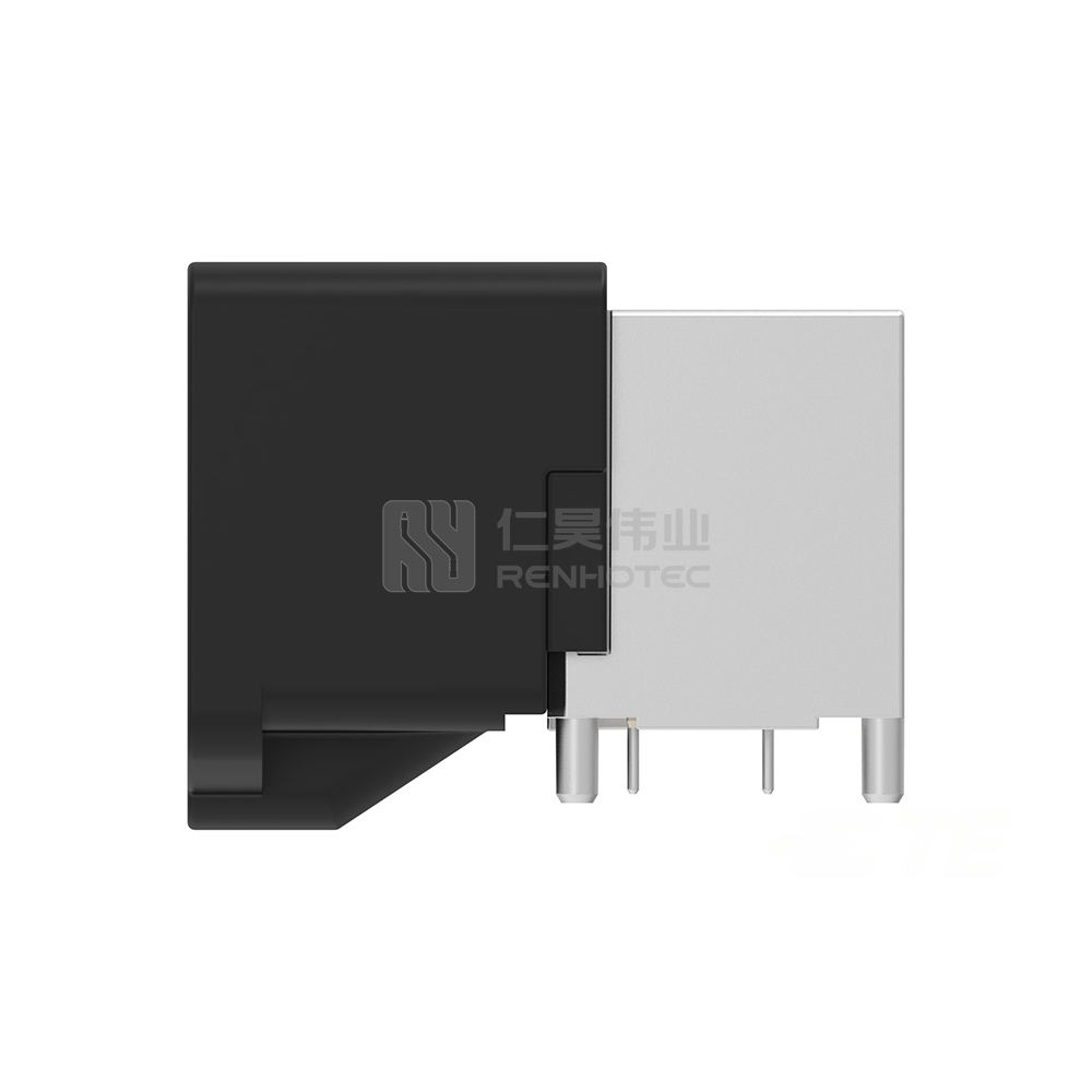 Cable-to-Board, Horizontal, 8 Position, Board Mount, A Code, 2 mm Centerline, Data Connectivity Headers - Image 2