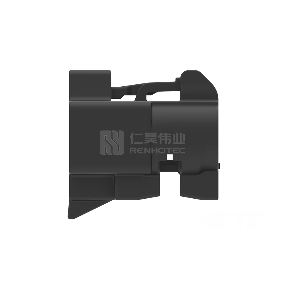 Wire-to-Wire, 180° Cable Exit, 2 Position, C Code, Housing for Female Terminals, 8 mm Centerline, FAKRA, Data Connectivity Housings - Image 2