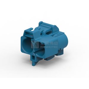 Cable-to-Cable, 180° Cable Exit, 2 Position, I Code, Housing for Female Terminals, 8 mm Centerline, Crimp, Signal, FAKRA, Data Connectivity Housings