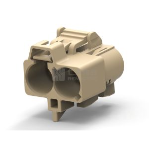 Wire-to-Wire, 180° Cable Exit, 2 Position, K Code, Housing for Female Terminals, Signal, Cable Mount (Free-Hanging), FAKRA, Data Connectivity Housings