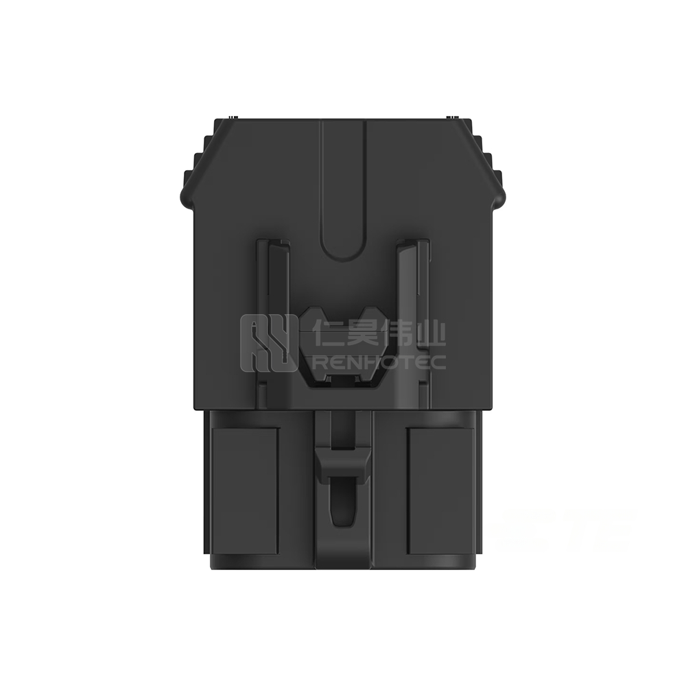 Cable-to-Cable, 180° Cable Exit, 4 Position, A Code, Housing for Female Terminals, 8 mm Centerline, Crimp, Data Connectivity Housings - Image 3