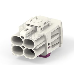 Cable-to-Cable, 180° Cable Exit, 4 Position, B Code, Housing for Female Terminals, 8 mm Centerline, Crimp, Data Connectivity Housings