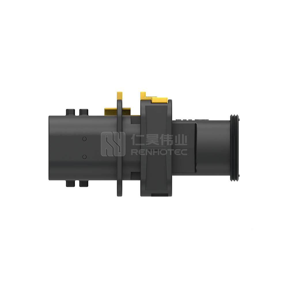 Wire-to-Wire, Sealable, 180° Cable Exit, 8 Position, A Code, Shielded, Heavy Duty Sealed Connector Series, Data Connectivity Housings - Image 2