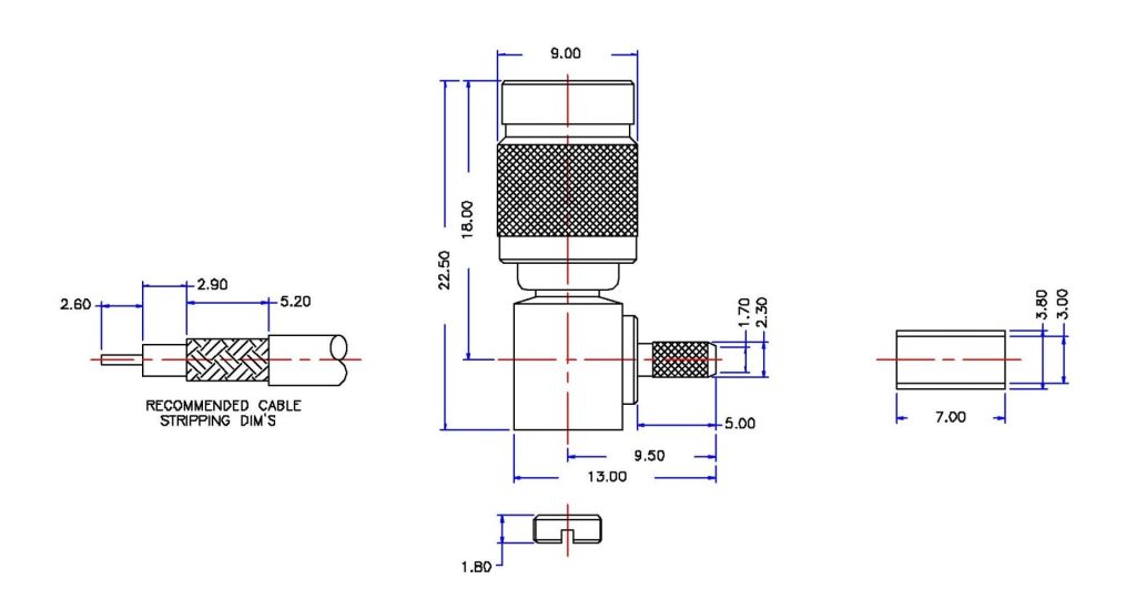 1.0-2.3 Connector Size