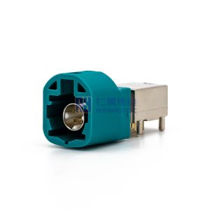 HSD 4P Male Z Code Connector R/A PCB Mount