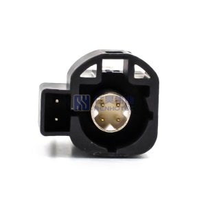 HSD 4+2P A Code Male R/A PCB Mount Connector