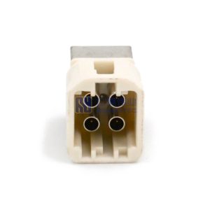 Mini Fakra Male B Code R/A PCB Mount Connector