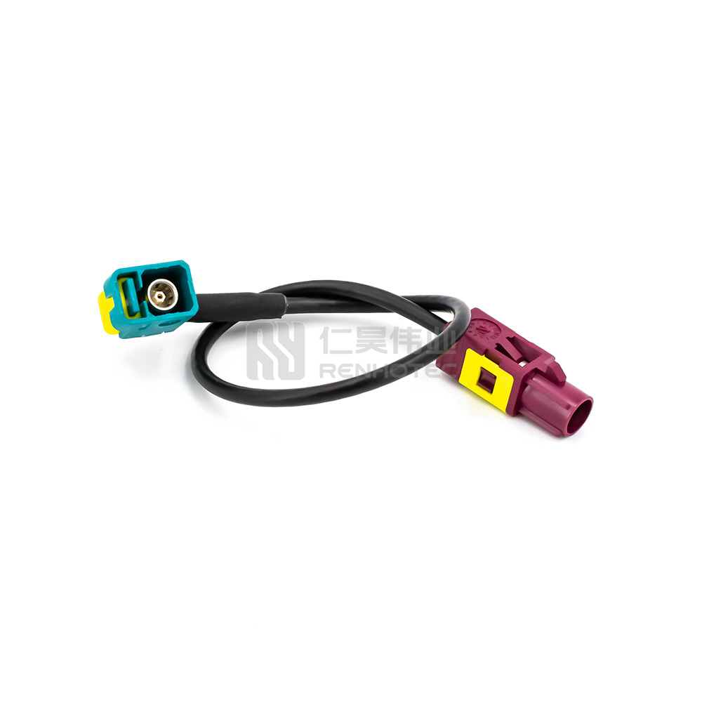 Waterproof FAKRA Cable R/A Fakra Female to Straight Fakra Male Connector - Image 5
