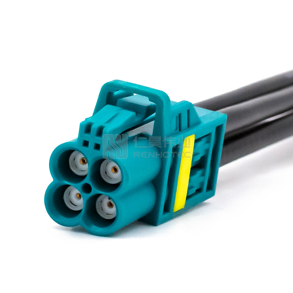 FAKRA Cable with Four Port Fakra Female to 4pcs Single Fakra Female Connector - Image 3