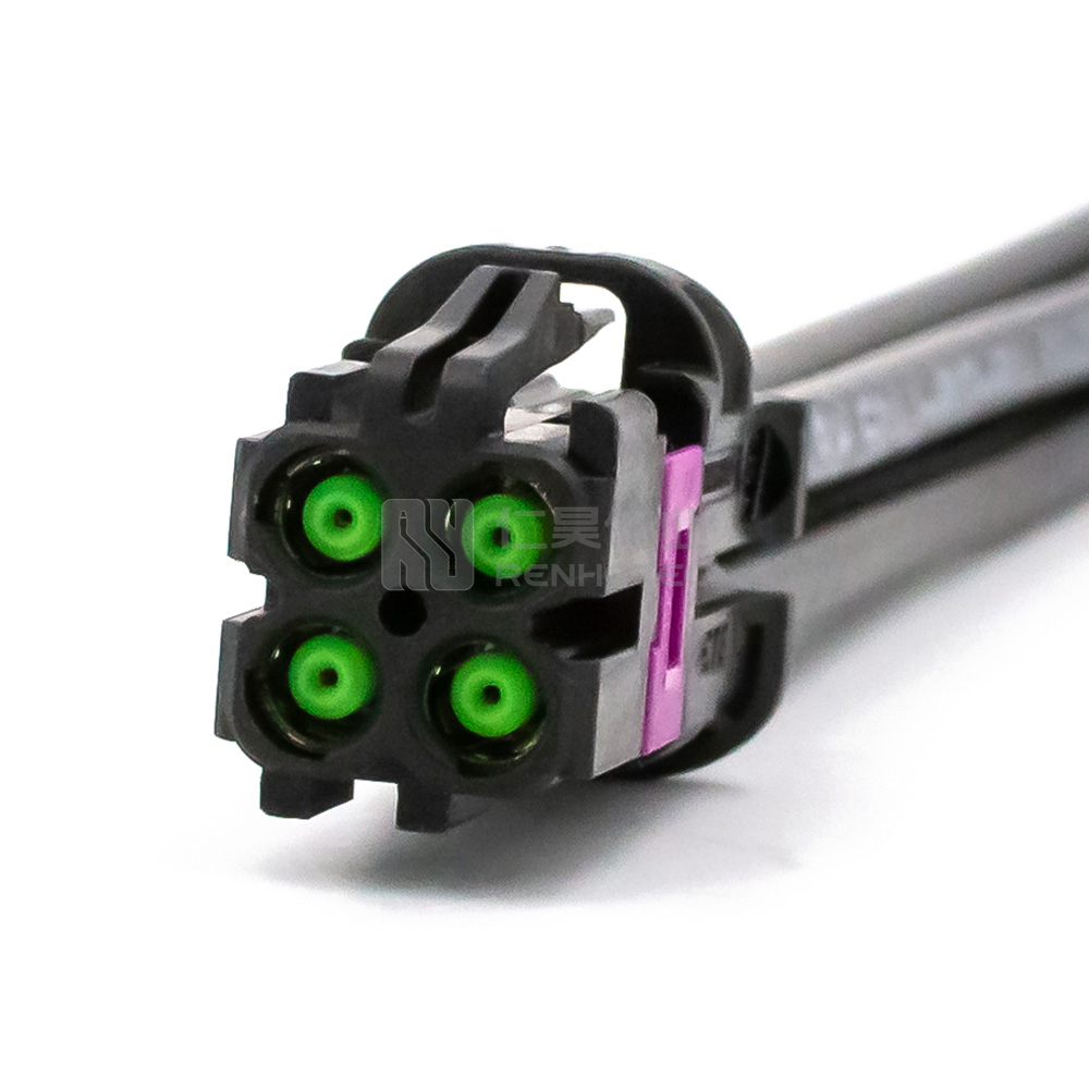 MATE-AX Four Port Female to 4pcs Single Female Connectors with Cable - Image 2