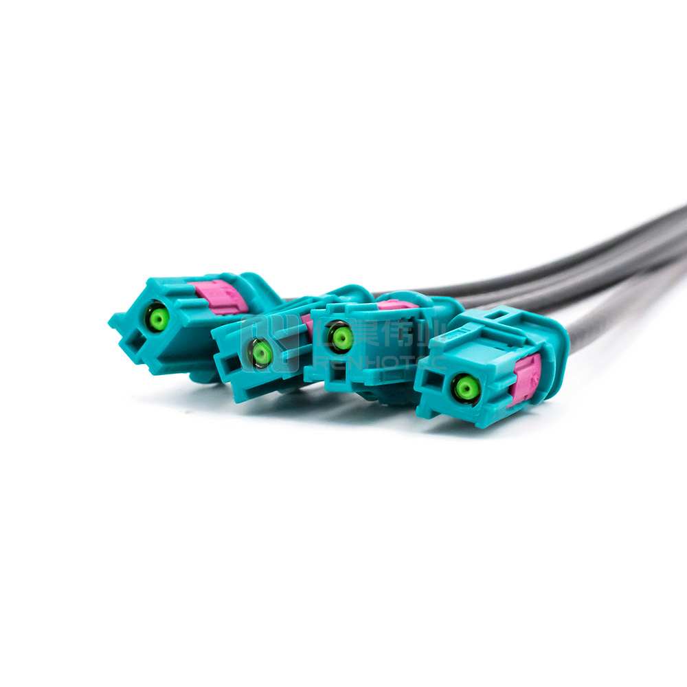 MATE-AX Four Port Female to 4pcs Single Female Connectors with Cable - Image 3