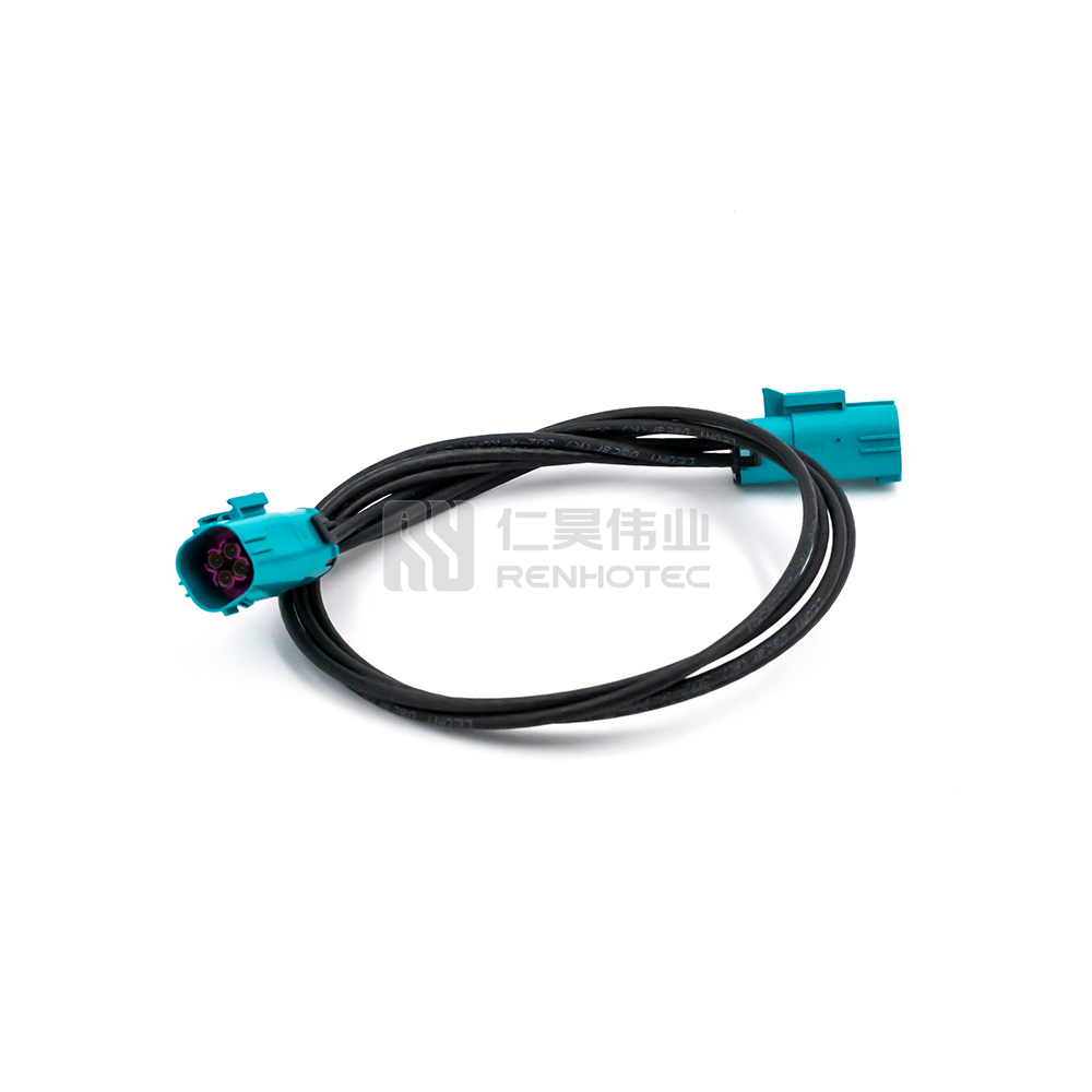 Waterproof HFM Four Port Male to Four Port Male Connectors with Cable - Image 6