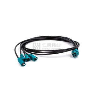 HMTD Four Port Female to 4pcs HMTD Single Male Connectors with Cable