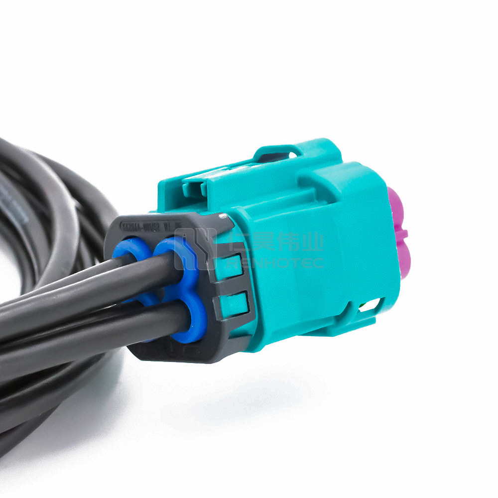 Waterproof HMTD Four Port Female to Four Port Female Connector with Cable - Image 4