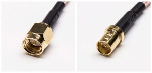 SMA-Threaded and SSMB-Snap-on RF Connectors
