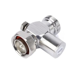 DIN 7/16 50Ω 800-2600MHz 1/4 Wave Male to Female RF Lightning Arrester - DIN-50JK-1/4(BLQ)