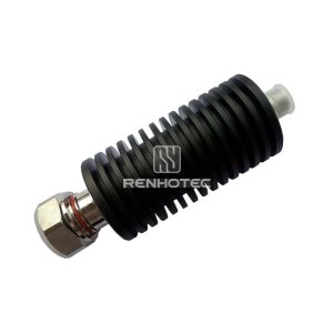 50W DIN Male to N Female Fixed RF Coaxial Attenuator  DC-3GHz 40DB