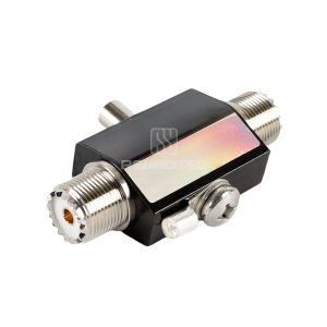 N Type 50Ω 800-2600MHz 1/4 Wave Male to Female RF Lightning Arrester - N-50JK1/4(BLQ)