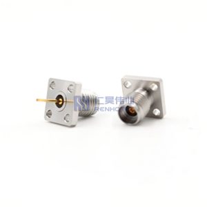Renhotec 2.92mm Stainle Stainless Steel Female Flange MM-Wave Connector