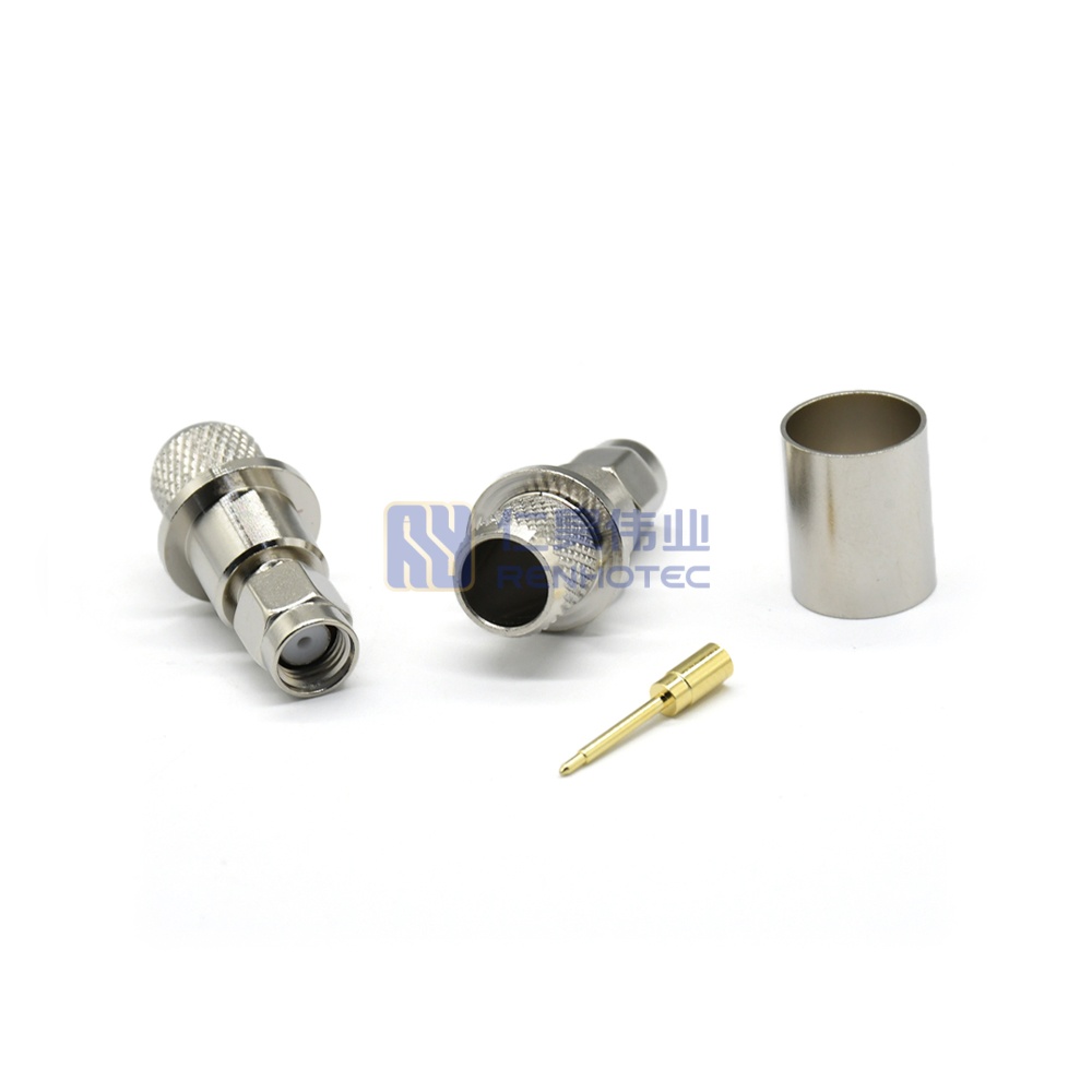 SMA Connector Straight Male Plug For LMR400 Cable 50 Ohm - RHT-612-0658 - Image 2