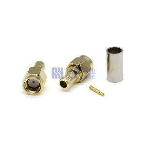 SMA Connector Straight Male Plug For RG58/U, LMR195 Cable 50 Ohm - RHT-612-0678