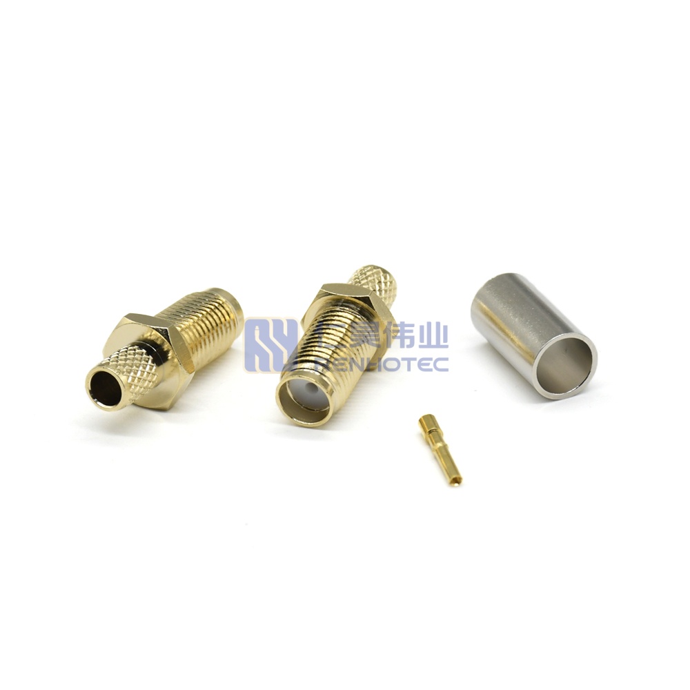 SMA Connector Straight Female Jack For RG58 Cable 50 Ohm - RHT-612-0694 - Image 2