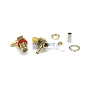 SMA Connector Right Angle Male Jack For RG316 Cable 50 Ohm - RHT-612-6010