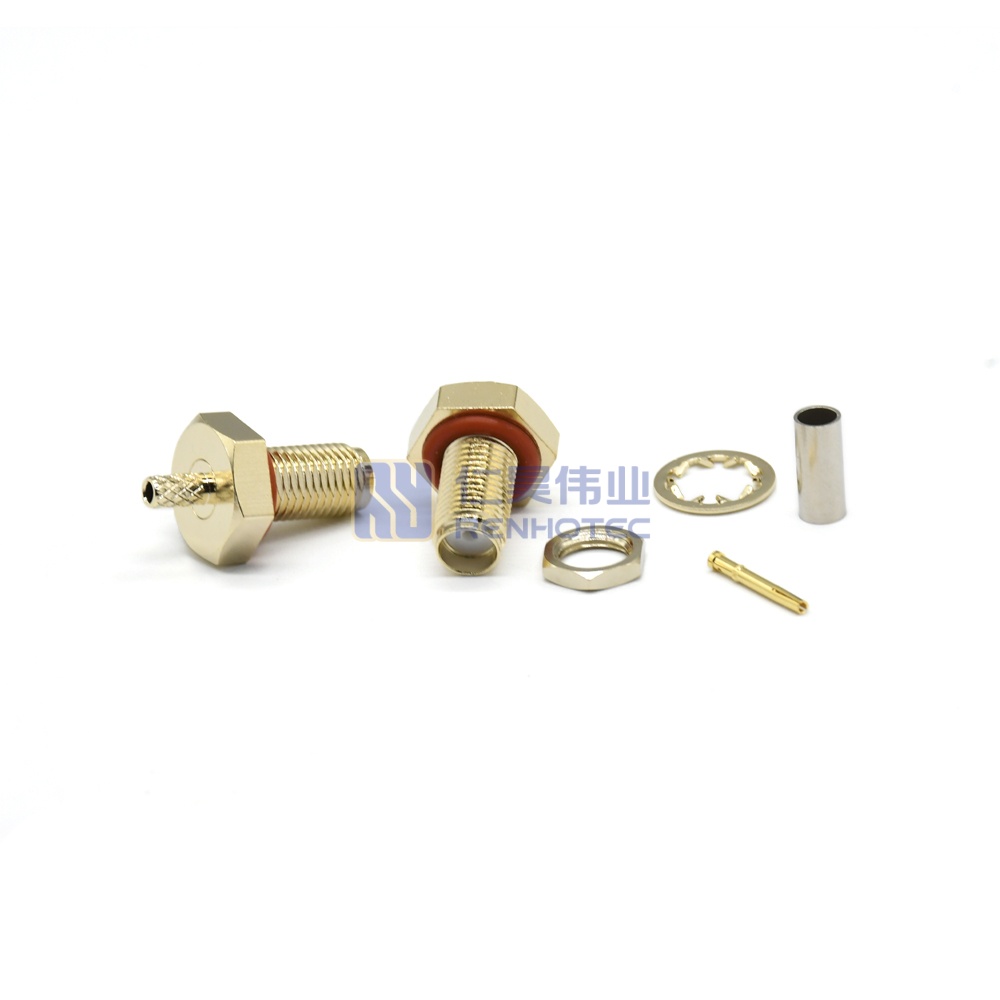 SMA Connector Straight Female Jack For RG316 Cable 50 Ohm - RHT-612-6017 - Image 2